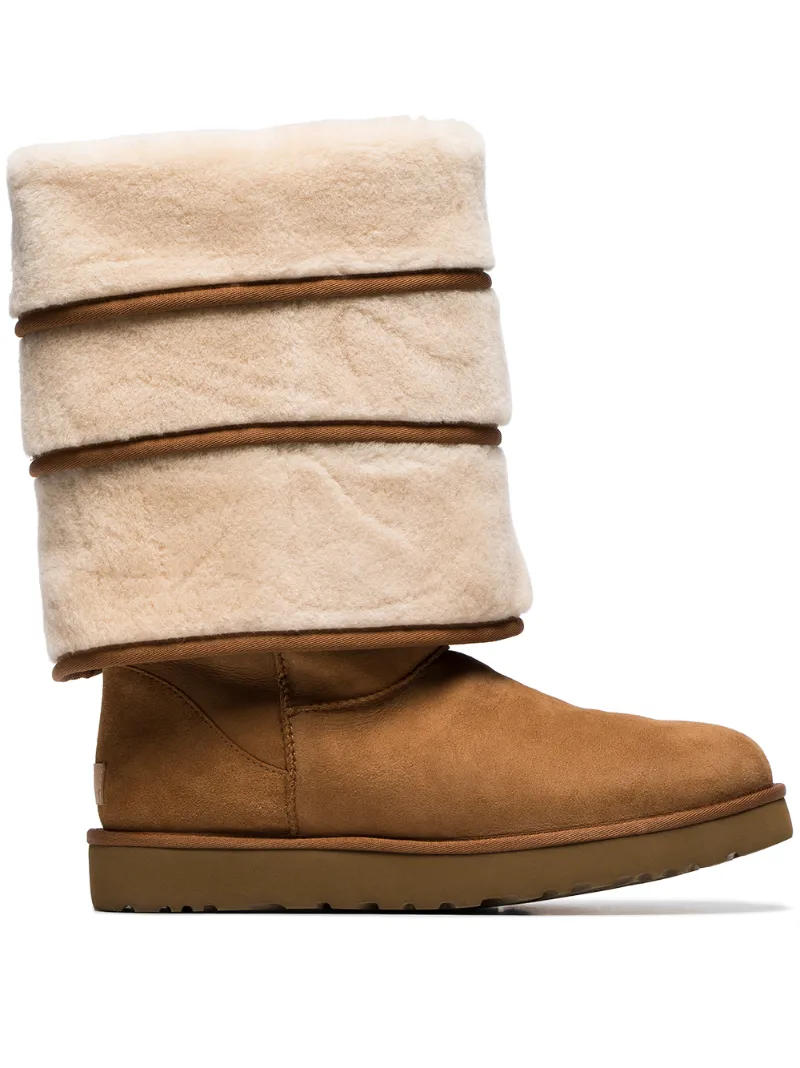 Y / Project сапоги с тройным отворотом x UGG