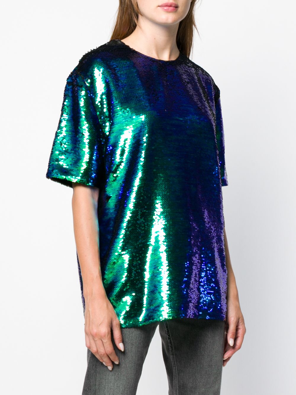 фото Amen short sleeve sequin top