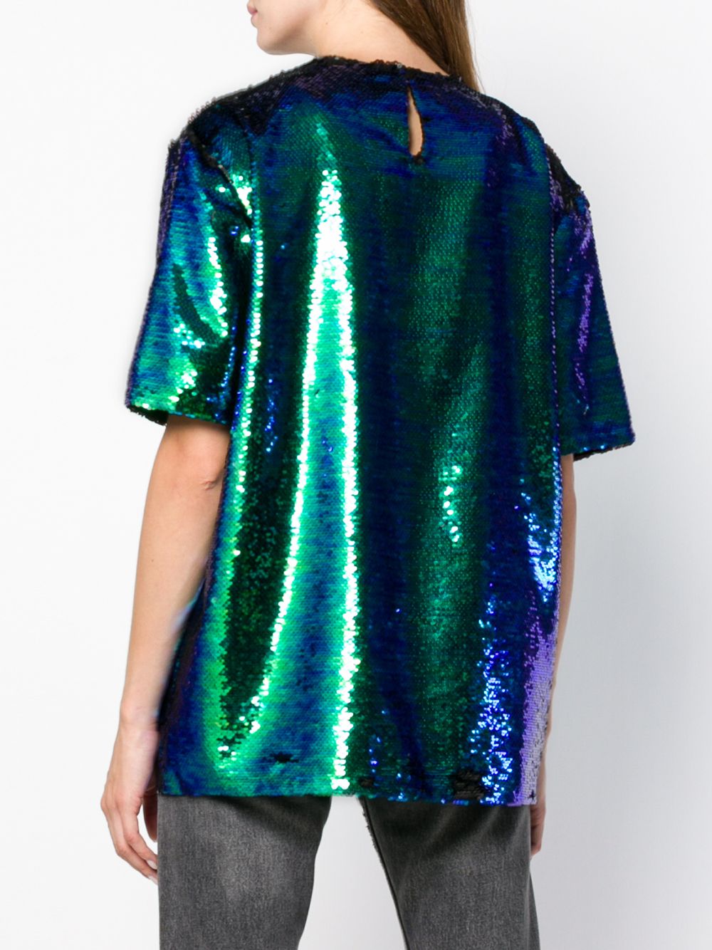 фото Amen short sleeve sequin top