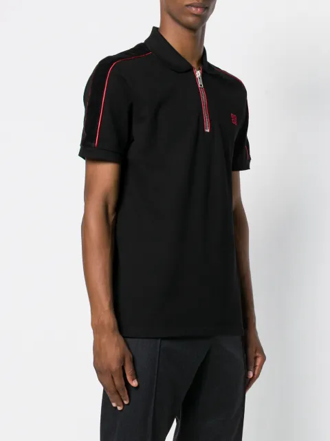 givenchy zip up polo