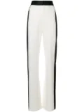 MM6 Maison Margiela high-waist contrast trousers - White