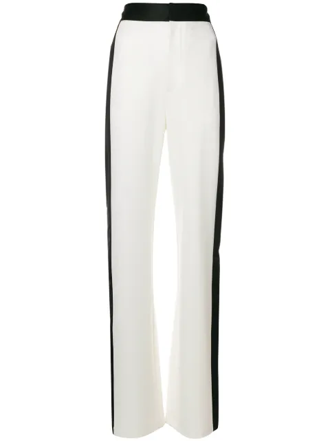 MM6 Maison Margiela high-waist contrast trousers