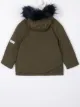 Image 2 of Kenzo Kids fur trim parka