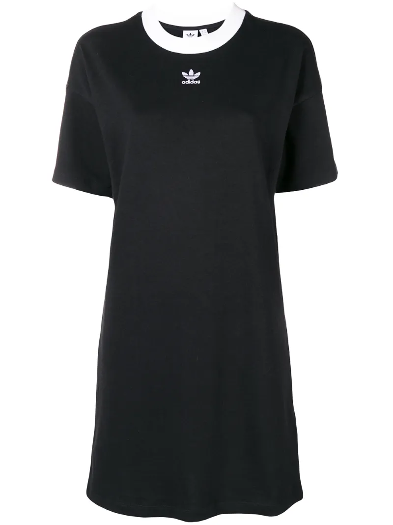 Adidas Originals Adidas Trefoil Logo T-shirt Dress - Black