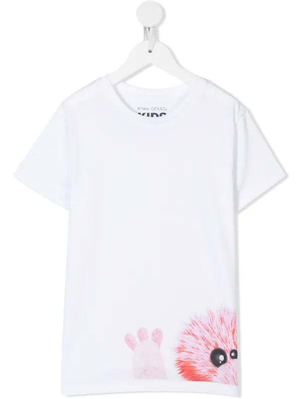 Ioana Ciolacu Kids Monster Print T Shirt Farfetch Com