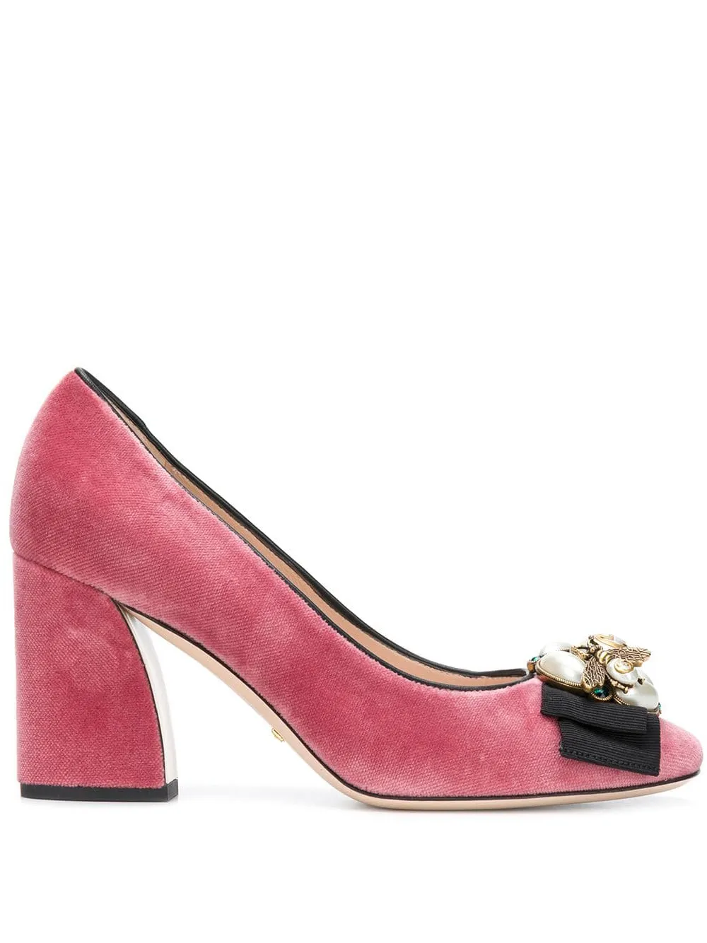 Gucci cheap bee pumps