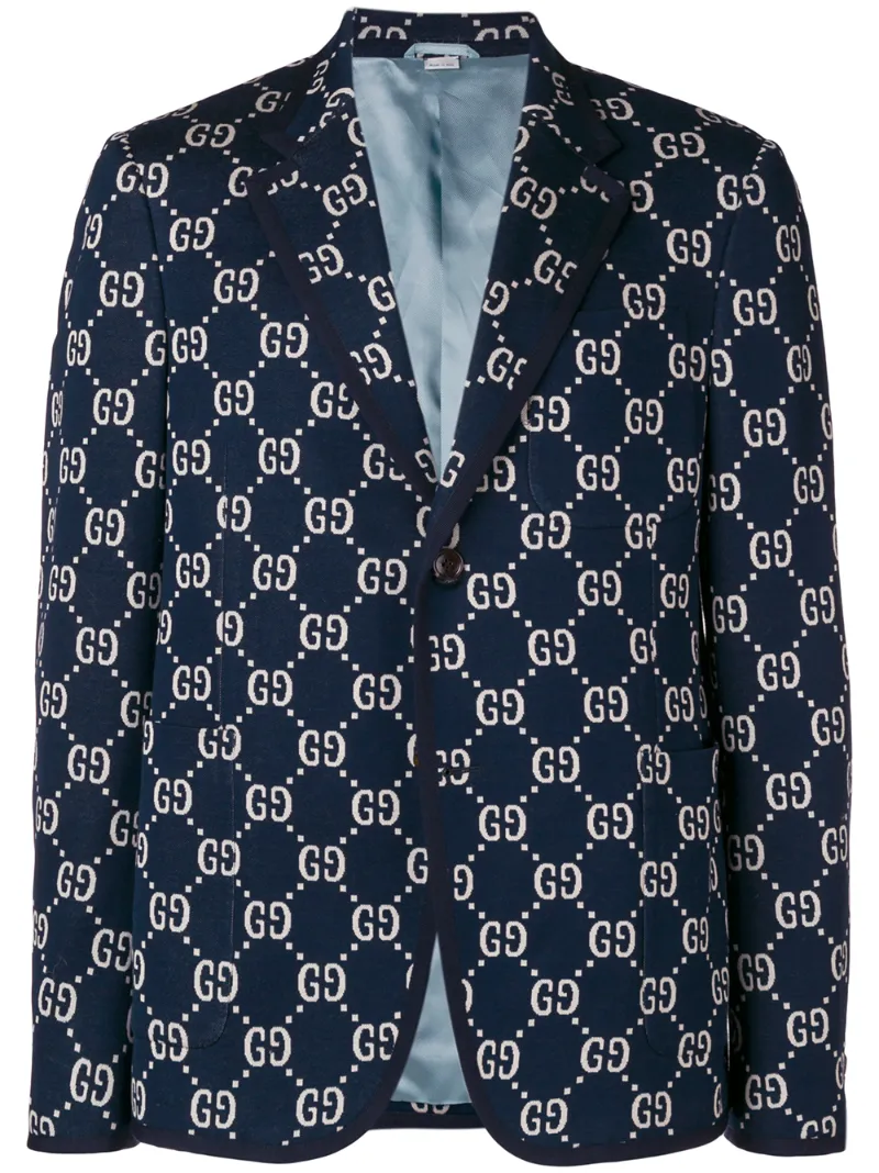blue navy gucci blazer price