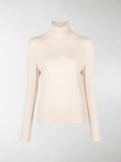 Chloé turtleneck sweater neutrals | MODES