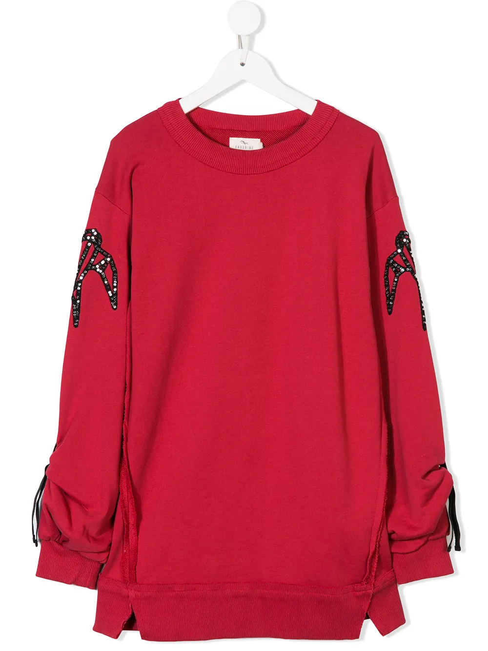 

Andorine embroidered sweater dress - Rojo