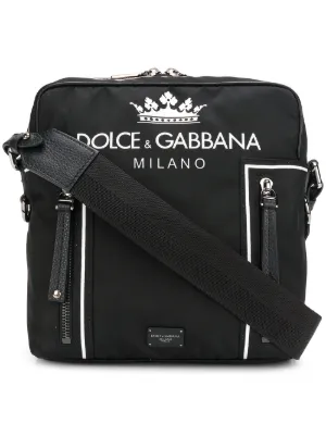 Men S Messenger Bags Farfetch Logo Print Crossbody