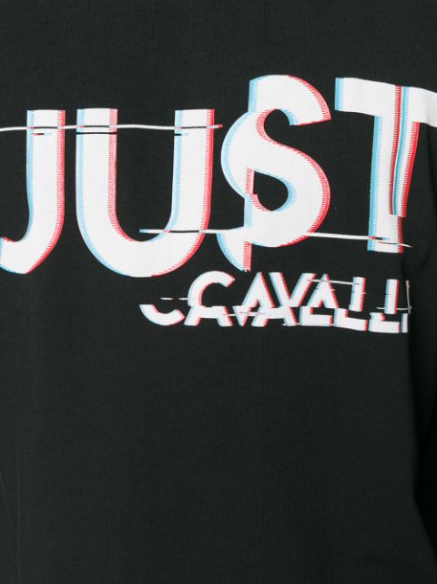 Just Cavalli Printed Logo Jumper - Farfetch