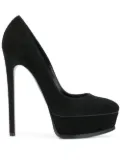 Casadei classic platform pumps - Black