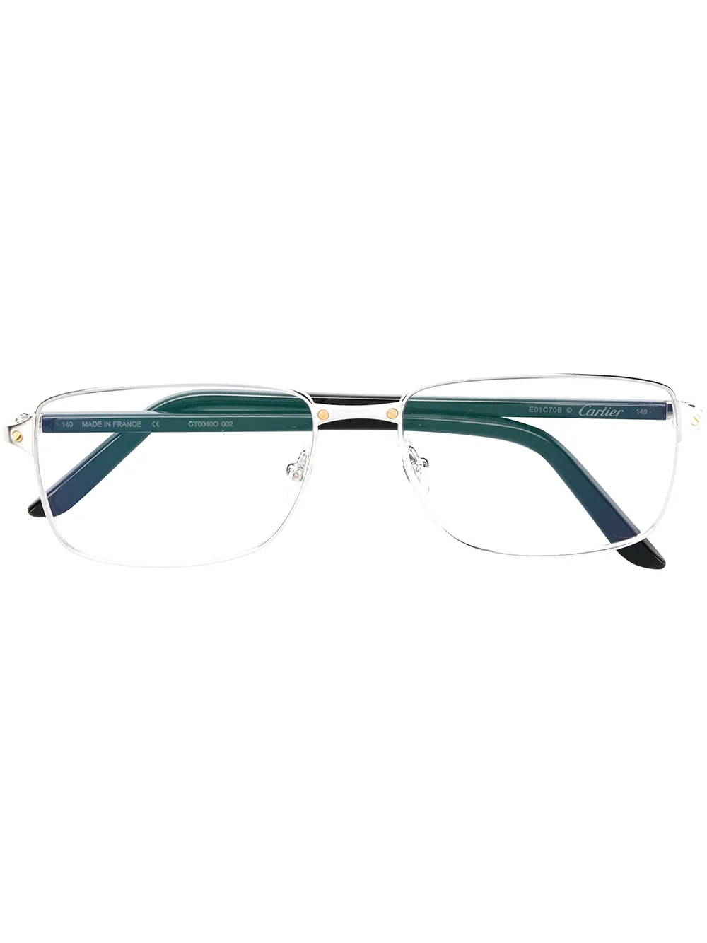 

Cartier Eyewear lentes Santos de Cartier - Metalizado