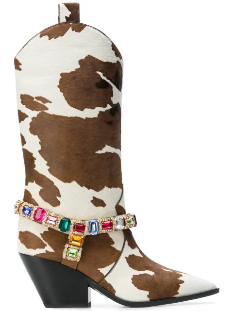 embellished cowboy boots