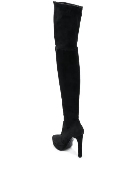casadei over the knee platform boots