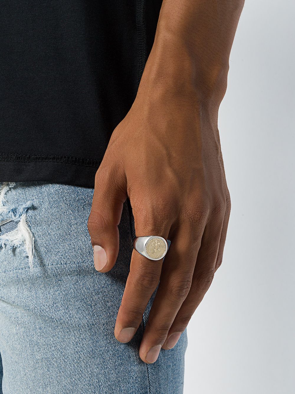 фото Tom Wood antique coin cocktail ring