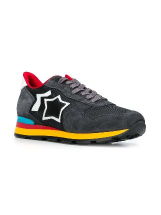 rainbow sole lace up trainers展示图