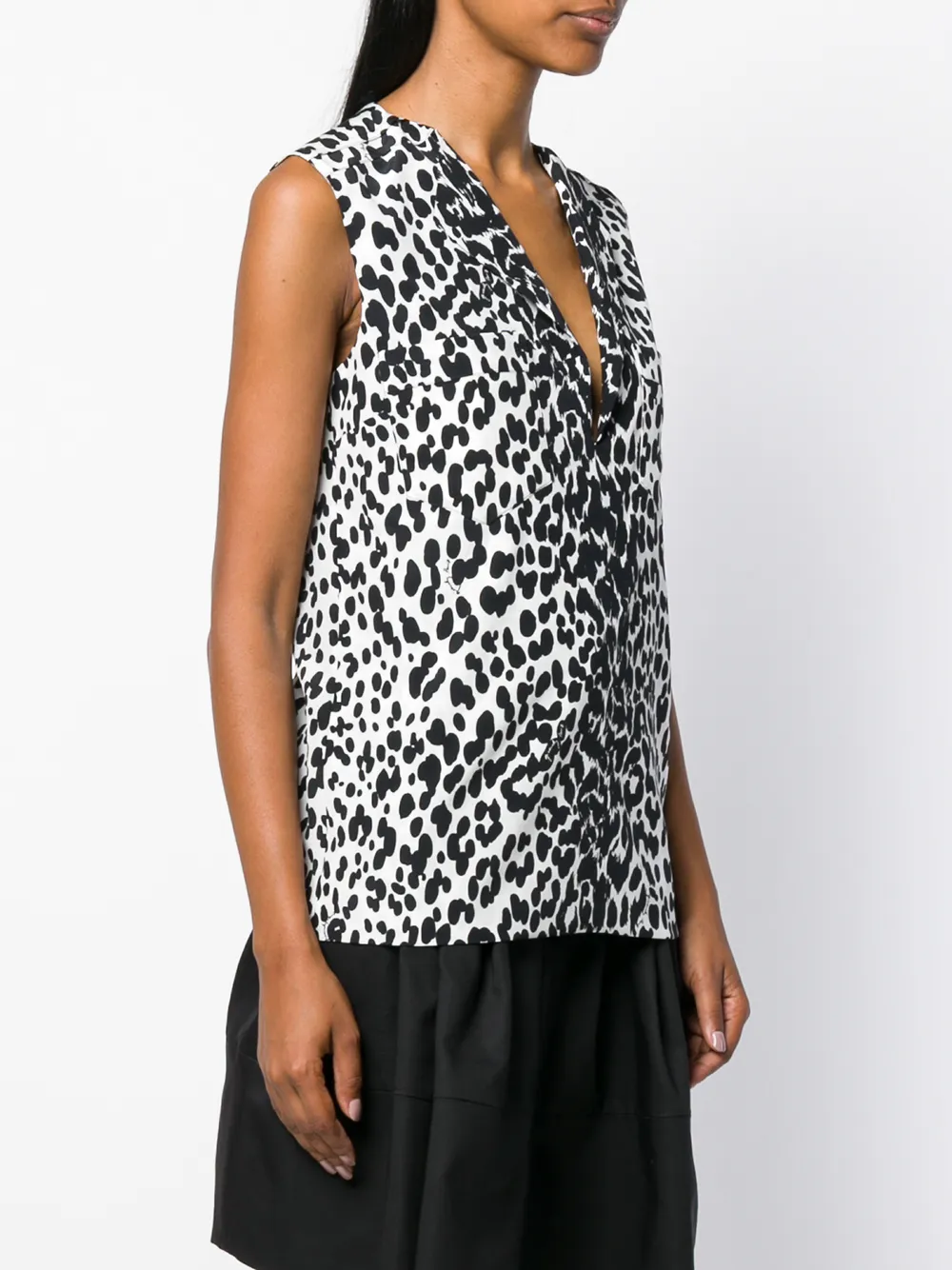 Givenchy mock neck blouse Zwart