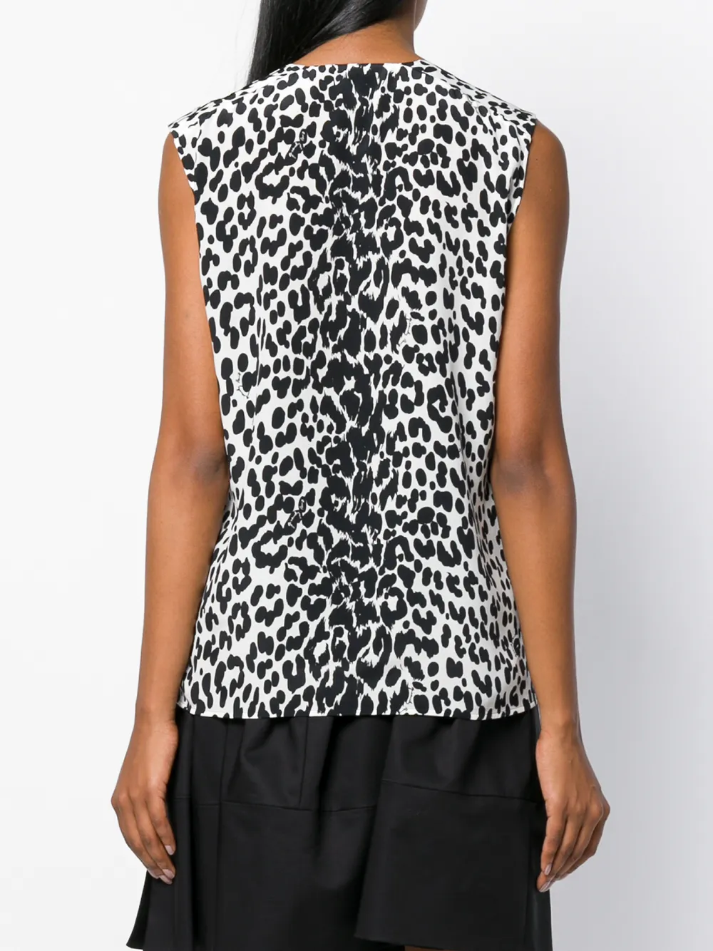 Givenchy mock neck blouse Zwart