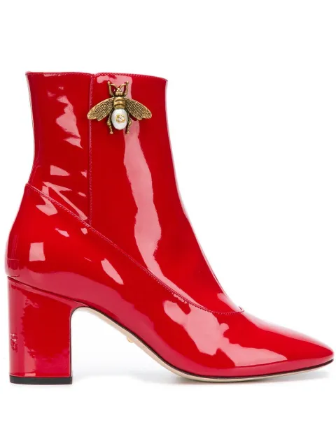 gucci bee ankle boots