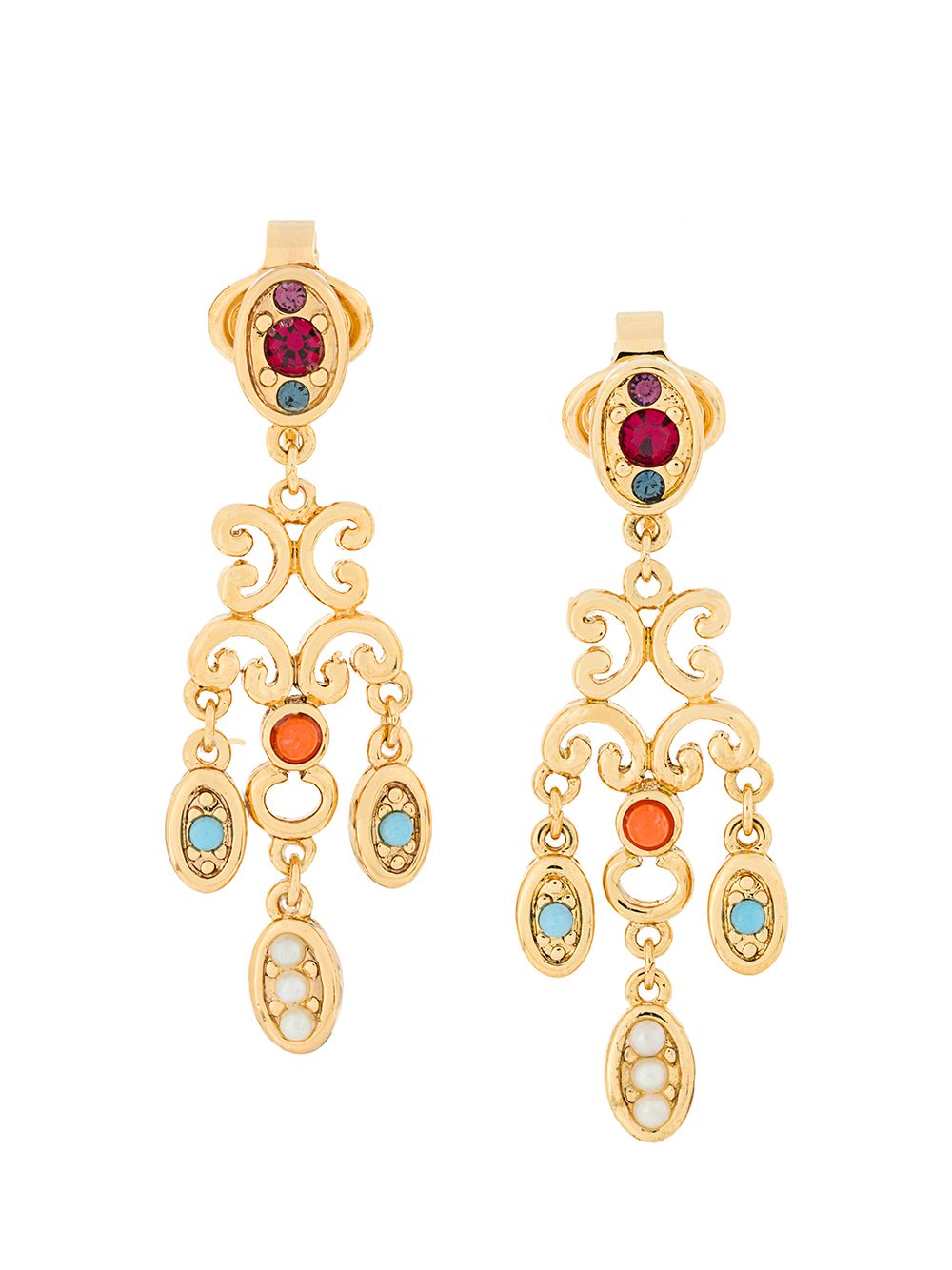 фото Susan Caplan Vintage D'Orlan drop earrings