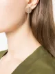 Image 2 of Anissa Kermiche 14 kt gold grey sapphires crystal embellished disc earring