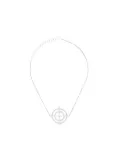 Anissa Kermiche pearl cross choker - Grey