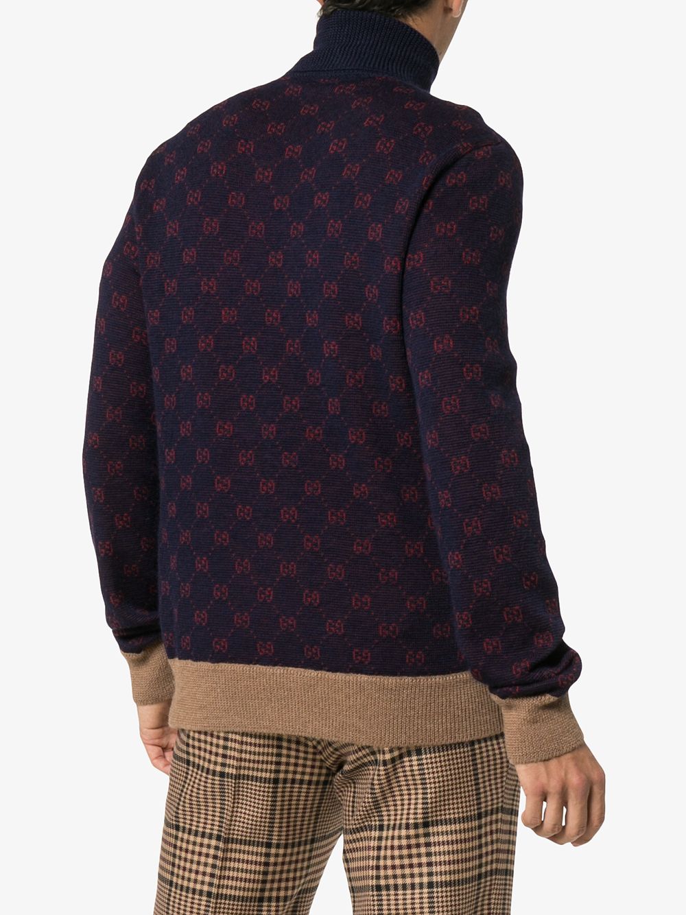 фото Gucci свитер с высоким воротом и логотипом GG