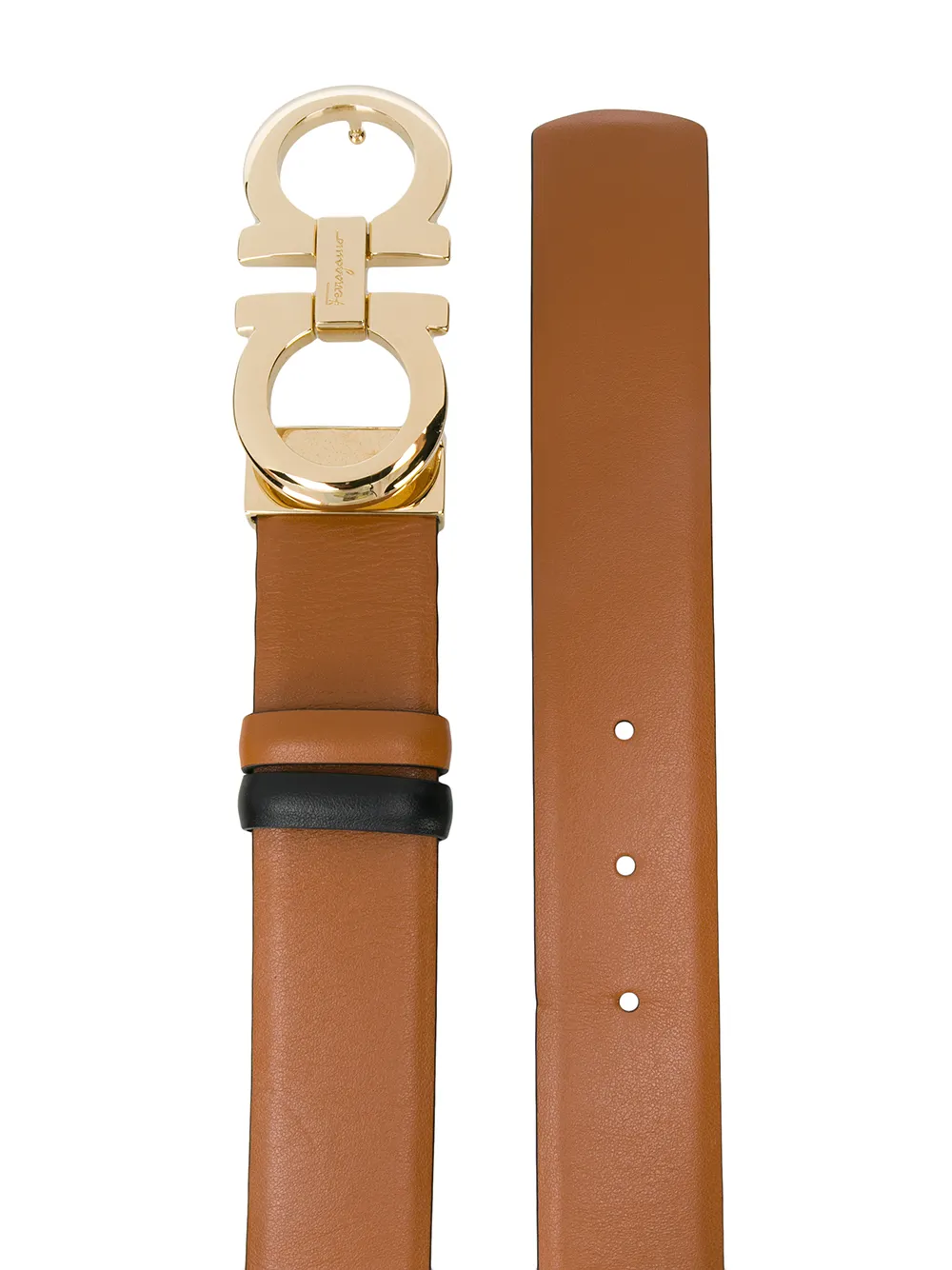 Image 2 of Salvatore Ferragamo Double Gancio reversable belt