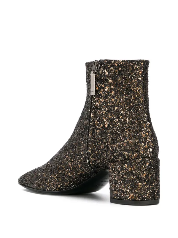 yves saint laurent glitter boots