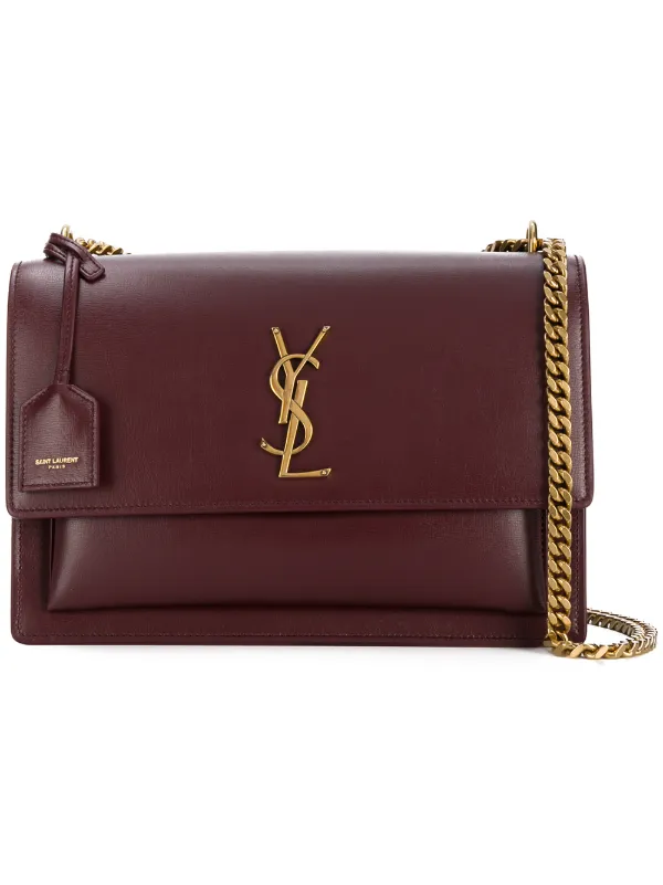 ysl sunset monogram bag