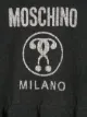 Moschino Kids فستان مزين بشعار