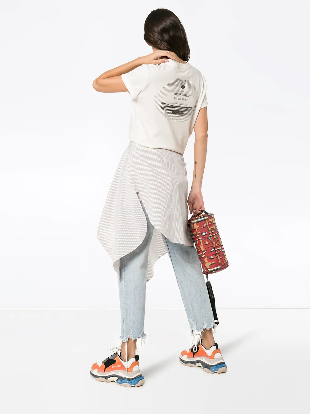 фото Off-white футболка с логотипом