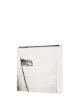 Calvin Klein 205W39nyc black and white american flag print leather pouch