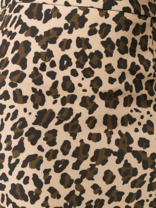 leopard print midi skirt展示图