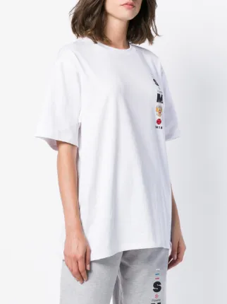 round neck embroidered front T-shirt展示图