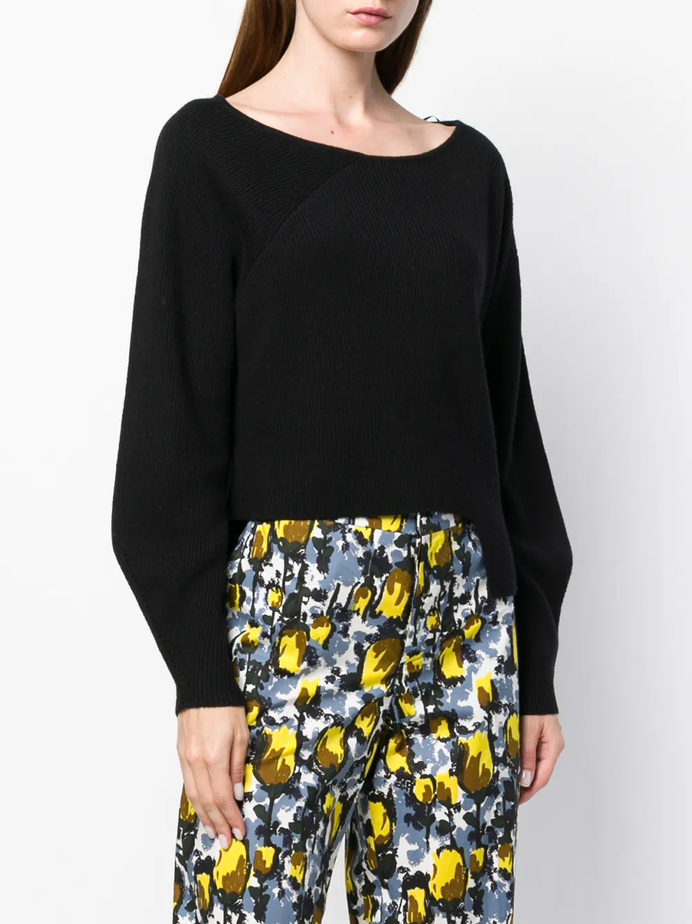  Pinko Pull Calendula à Design Asymétrique - Noir 