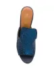 Paris Texas block heel glittered mules