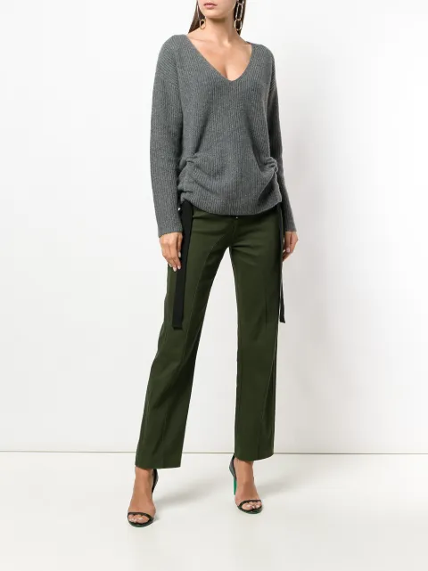 ALTUZARRA ALTUZARRA BASIC CASHMERE JUMPER - GREY