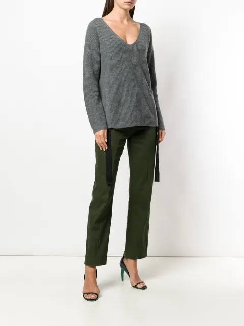 ALTUZARRA ALTUZARRA BASIC CASHMERE JUMPER - GREY