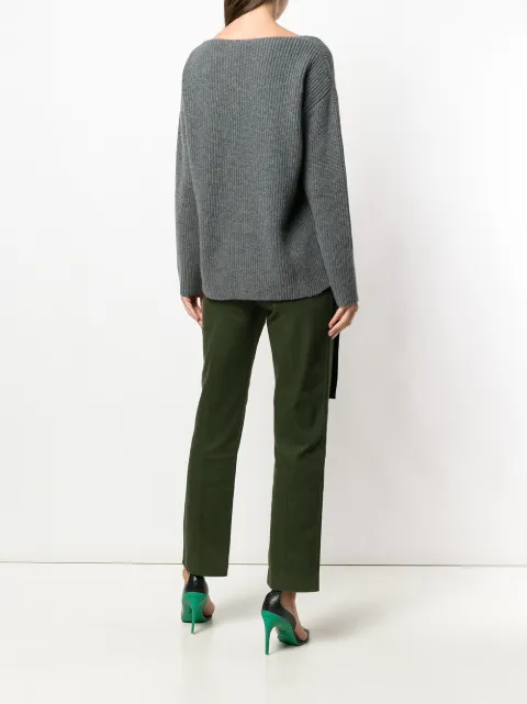 ALTUZARRA ALTUZARRA BASIC CASHMERE JUMPER - GREY