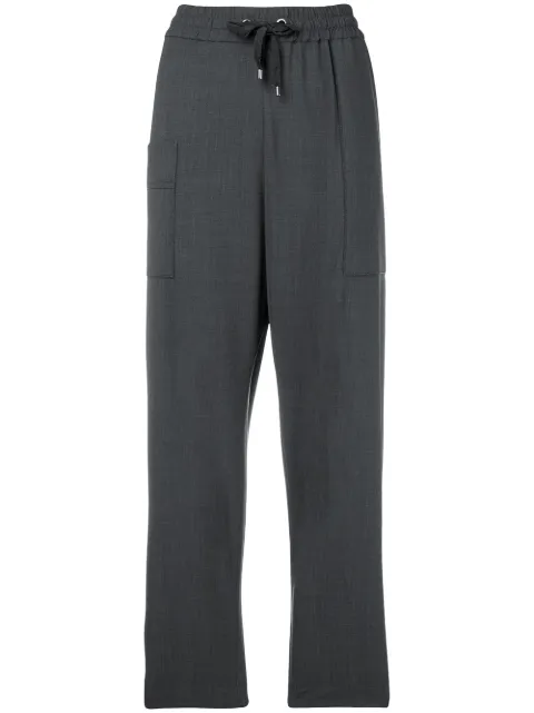 Brunello Cucinelli drawstring waist trousers
