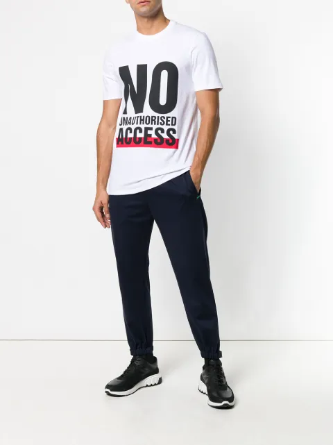 NEIL BARRETT NEIL BARRETT PRINTED T-SHIRT - WHITE