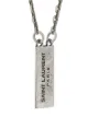 Saint Laurent Halskette mit Logo-Anhänger