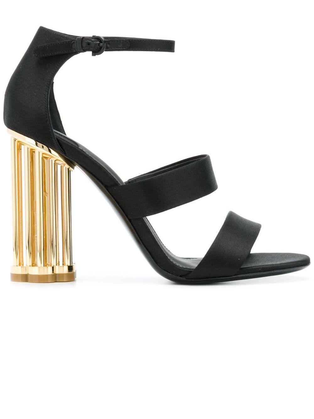 salvatore ferragamo flower heel sandals