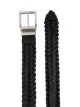 Prada woven buckled belt