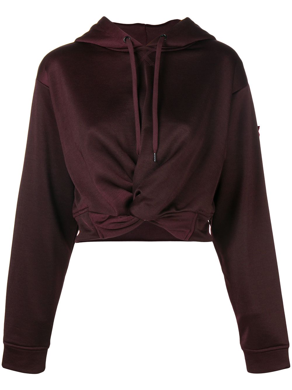 фото T By Alexander Wang hem knot hoodie