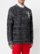 Alexander McQueen Wollpullover mit Skelett-Print