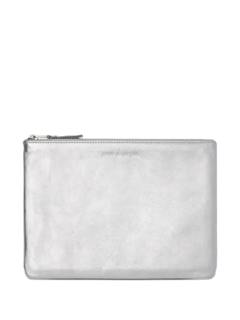 Comme Des Garçons Wallet logo-embossed leather wallet