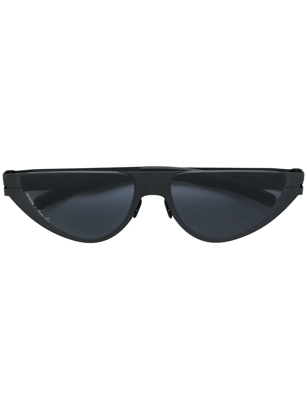 Martine Rose X  Cat Eye Frame Sunglasses In Black